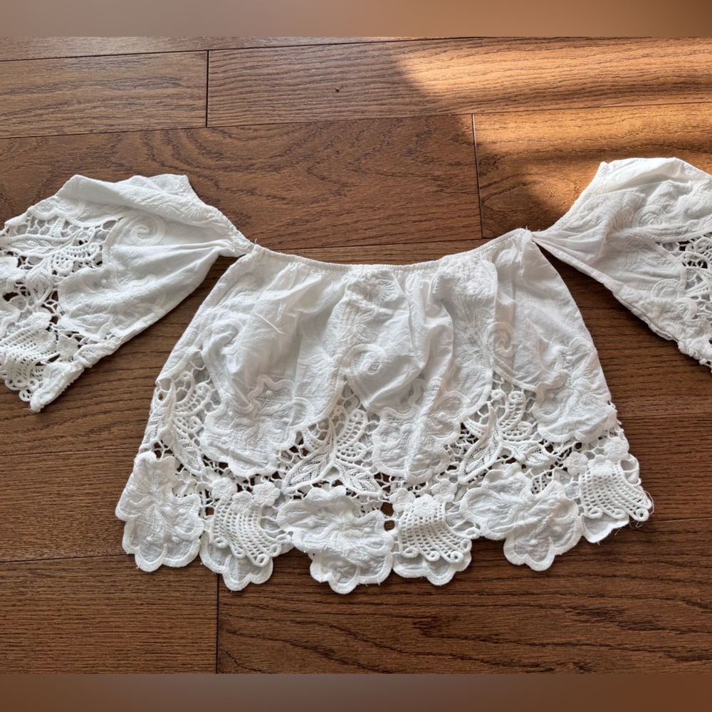 Crop top white
